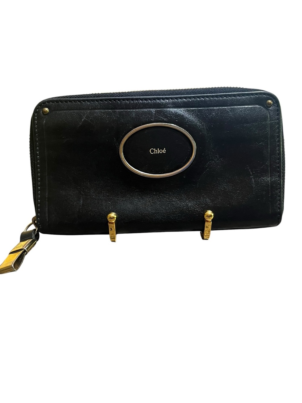 Chloé Victoria Round Long Wallet Authentic